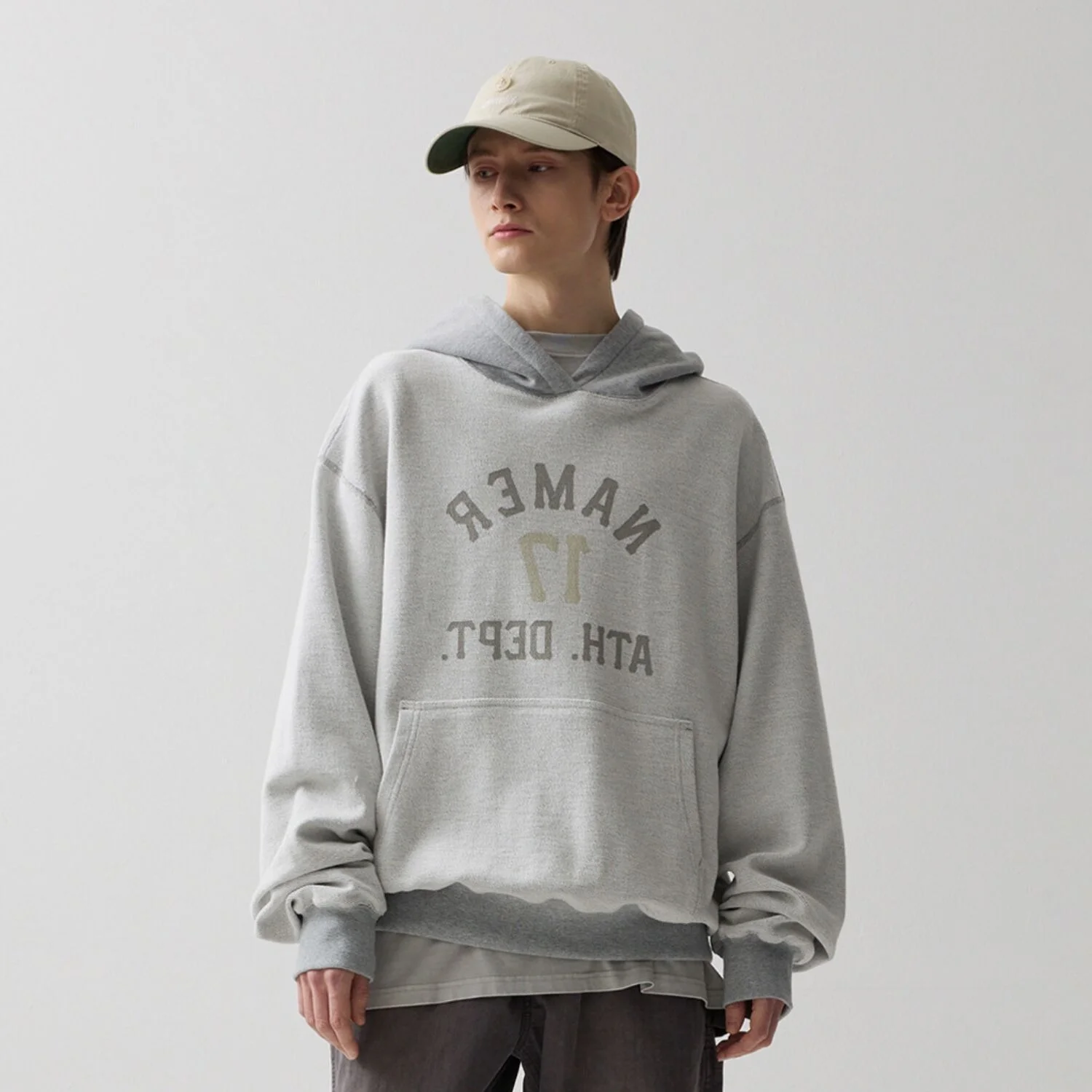 ATH. DEPT. HODDIE MELANGE GRAY