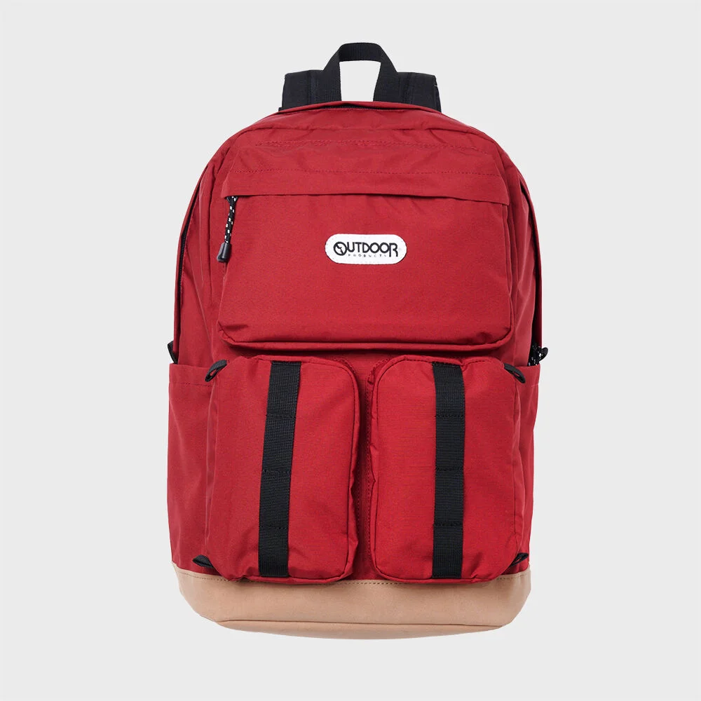 經典 口袋收納 Daypack (紅色)