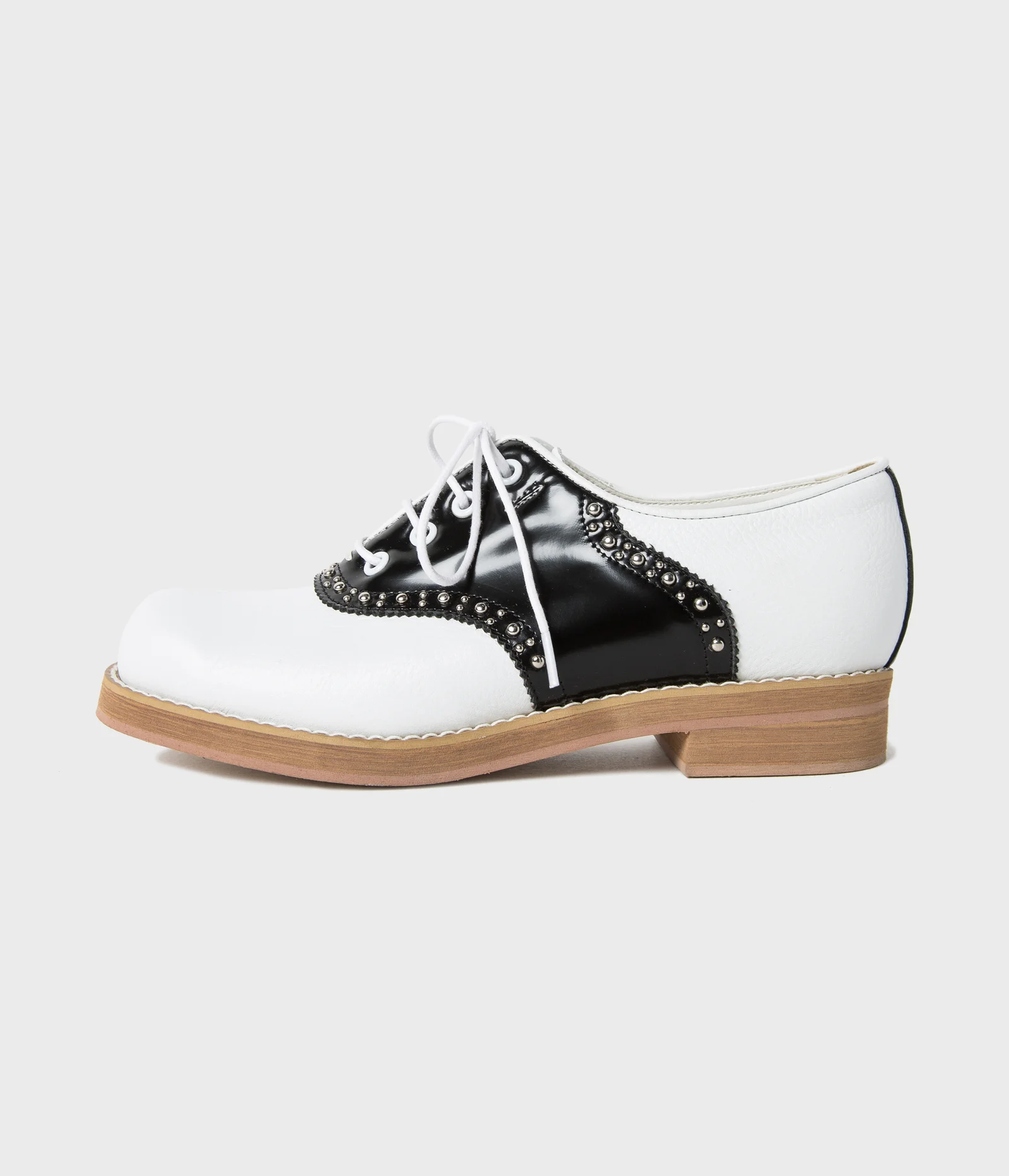 Saddle shoes 點綴 馬鞍鞋- Black & 白色