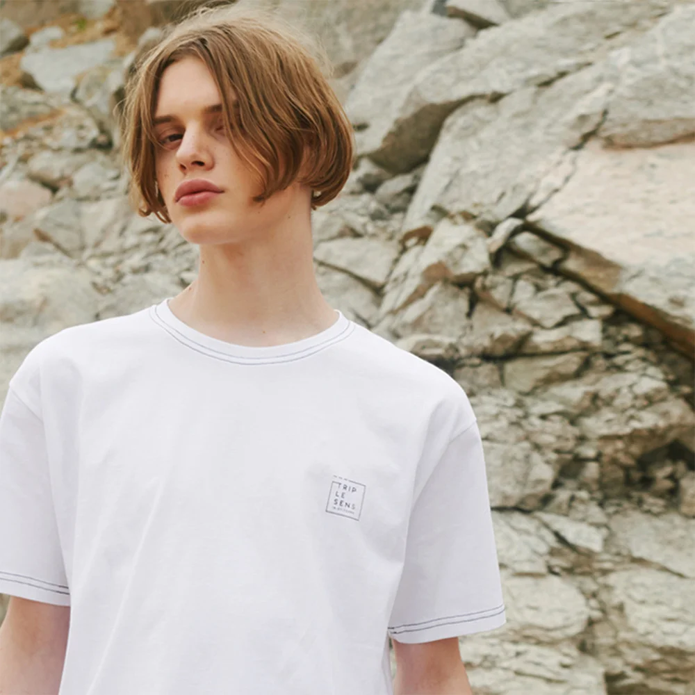 TRIP STITCHES T-SHIRTS WHITE
