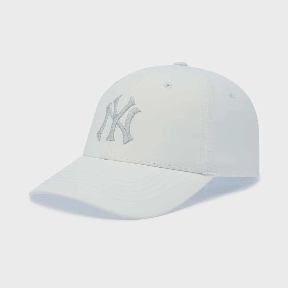 基本款 運動風 Structure 棒球帽 NY (White)
