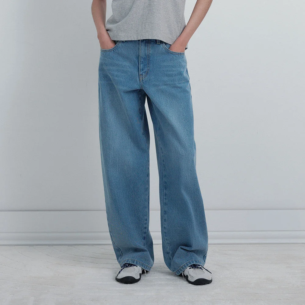 Lesick Curved Denim Pants VJ6SL174_2color