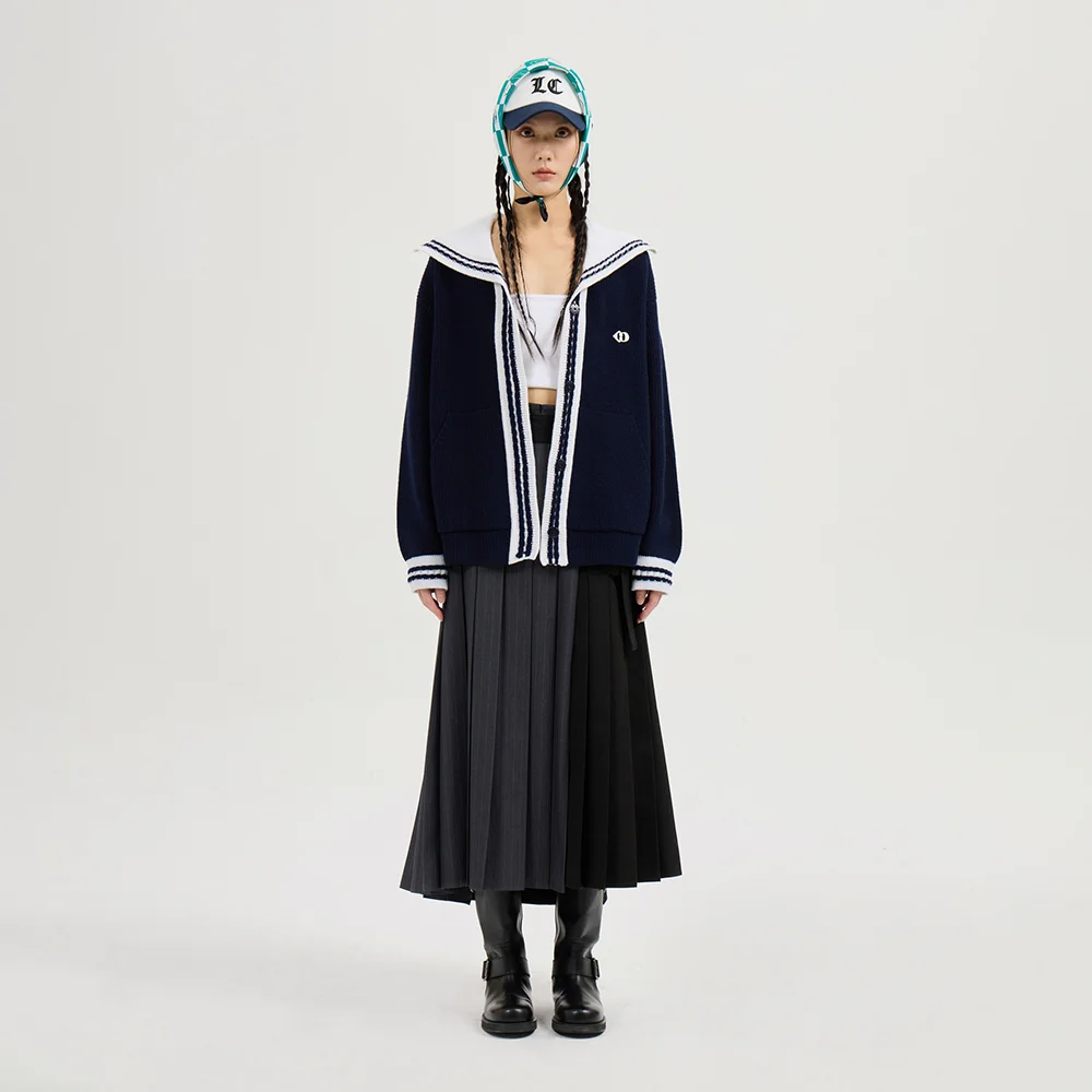 Mini Sailor Knit Cardigan (navy)_LFWCS25130NYX