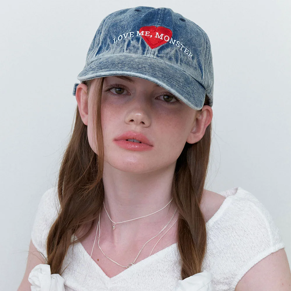Vintage Denim Mont Logo Ball Cap_Blue (L242MCP010)