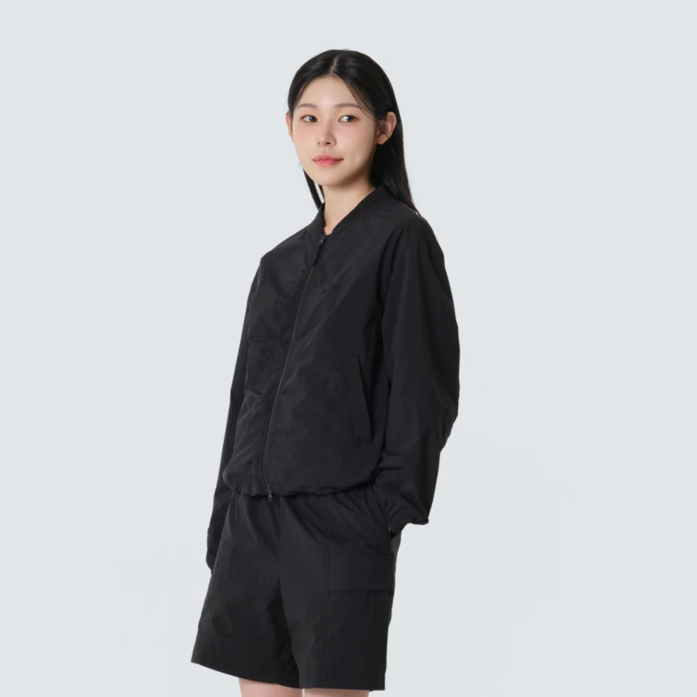 輕量 塔斯隆 女裝 飛行員款 外套 Black (S26MWLWB55)