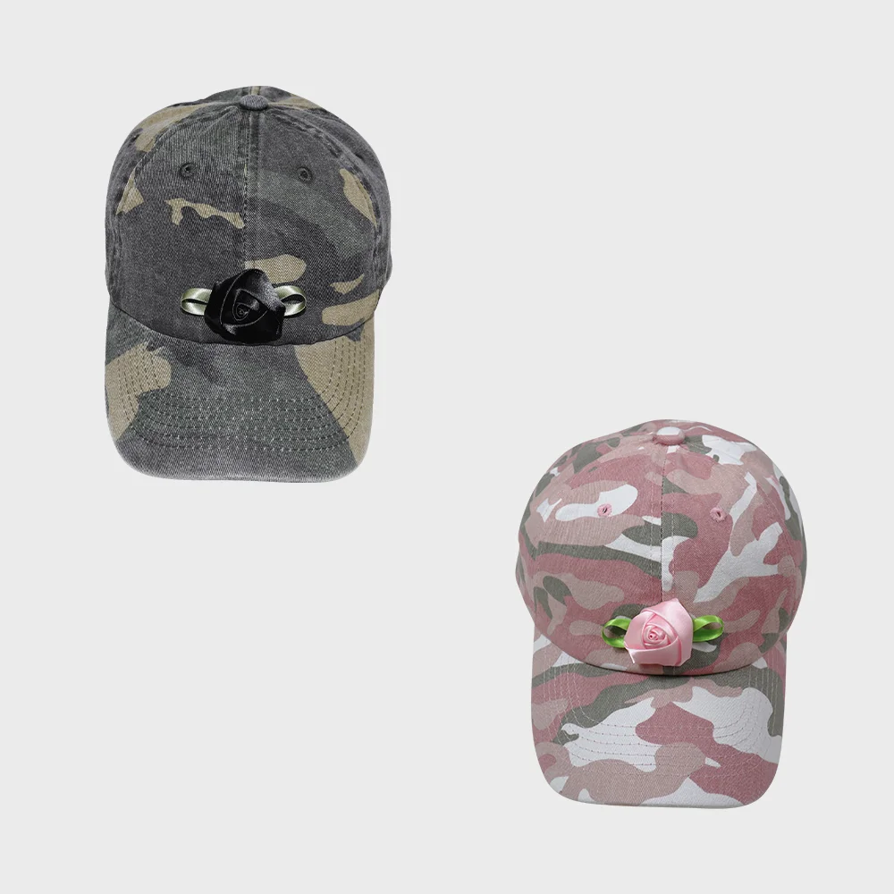 Camo rose cap