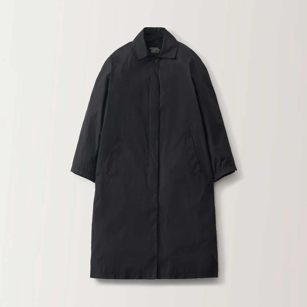 Urban nylon trench (Black)