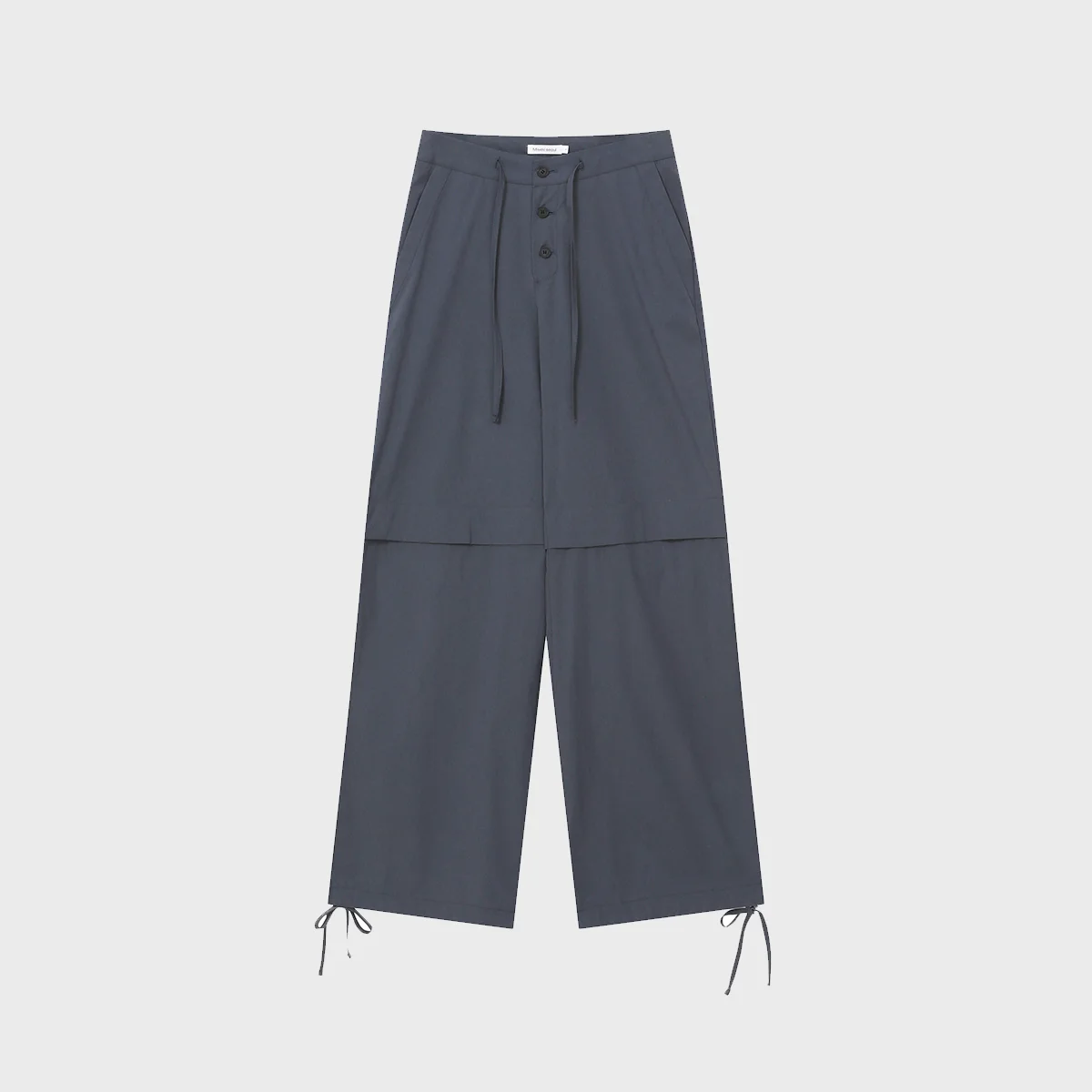 True relax pants STONE BLUE