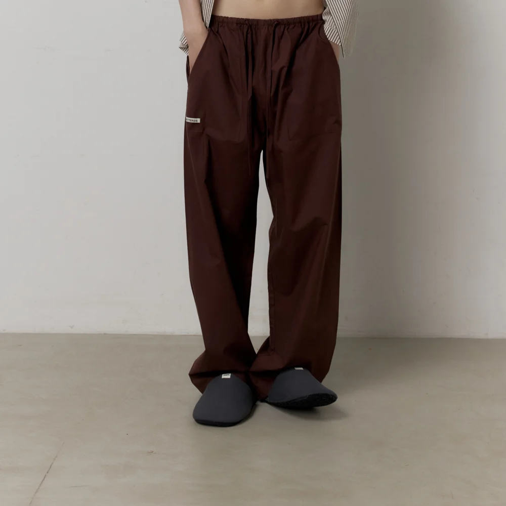 Still pants (RED BROWN)