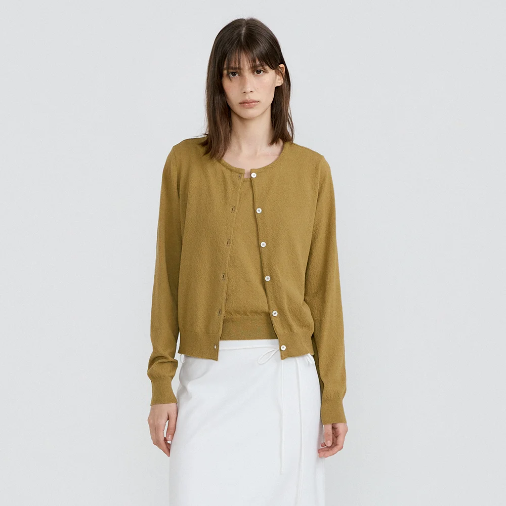 Peony Cardigan (Olive)