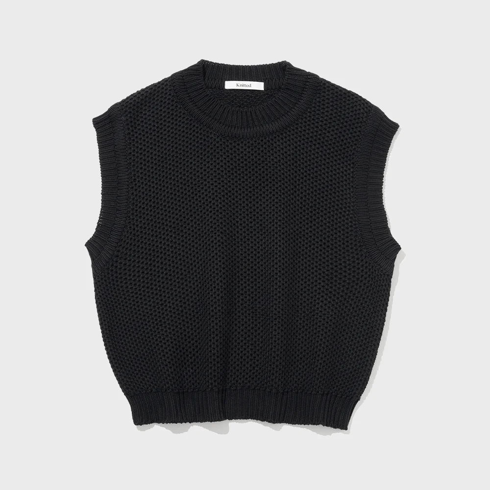 純棉 Natural 圓領 BLACK