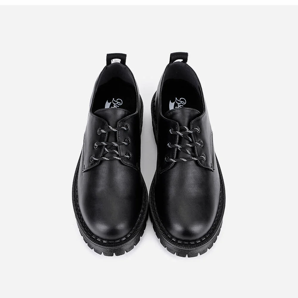 BSQT F06 Palermo 3孔 德比鞋 皮鞋 Vantablack