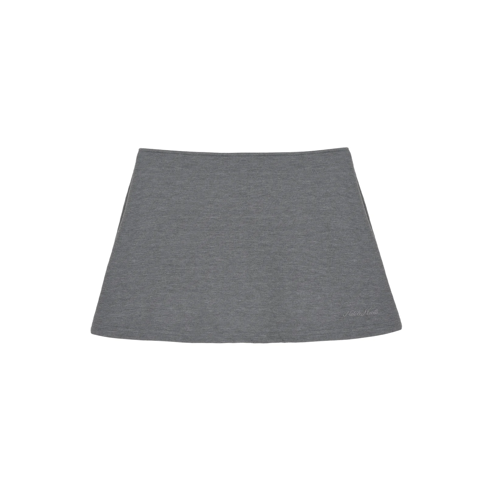 SWEAT MINI SKORT_CHARCOAL