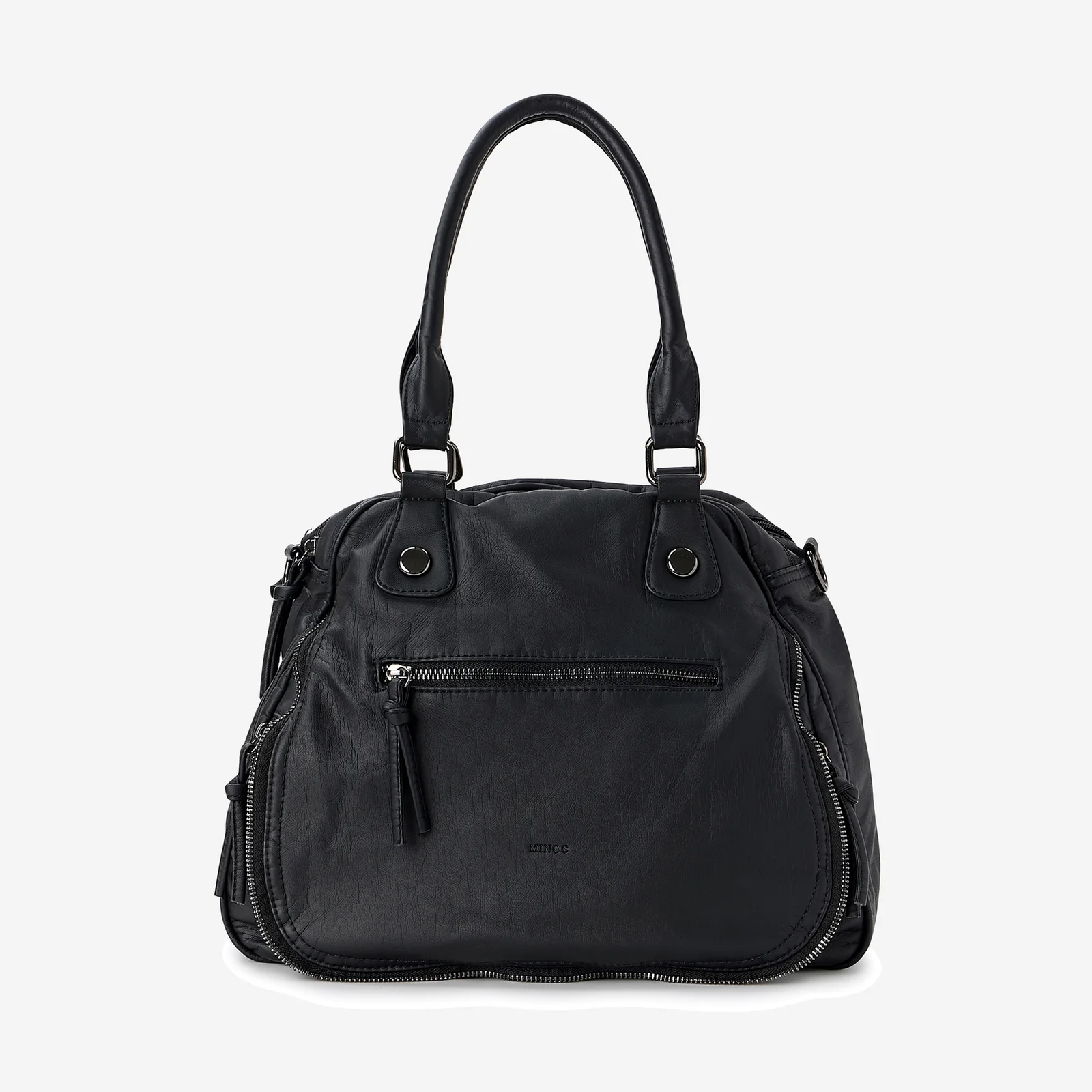 Minok Rosa Maxi Stud Bag 大容量側背包 20代女士袋 大學生 皮革 購物袋