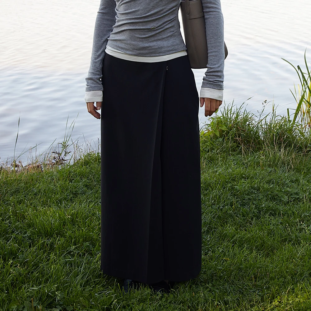 MAXI PENCIL SKIRT (BLACK)