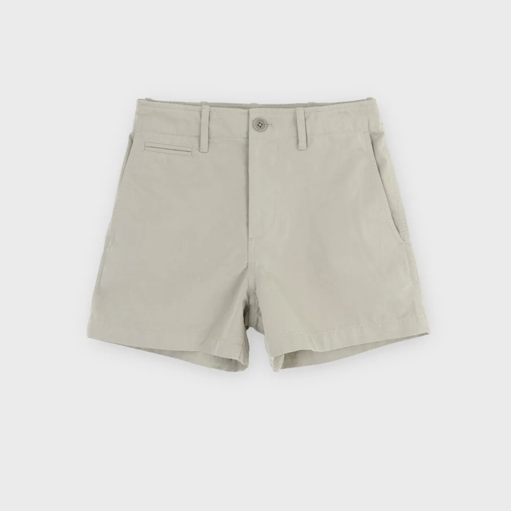 W Essential Chino Shorts, Ivory