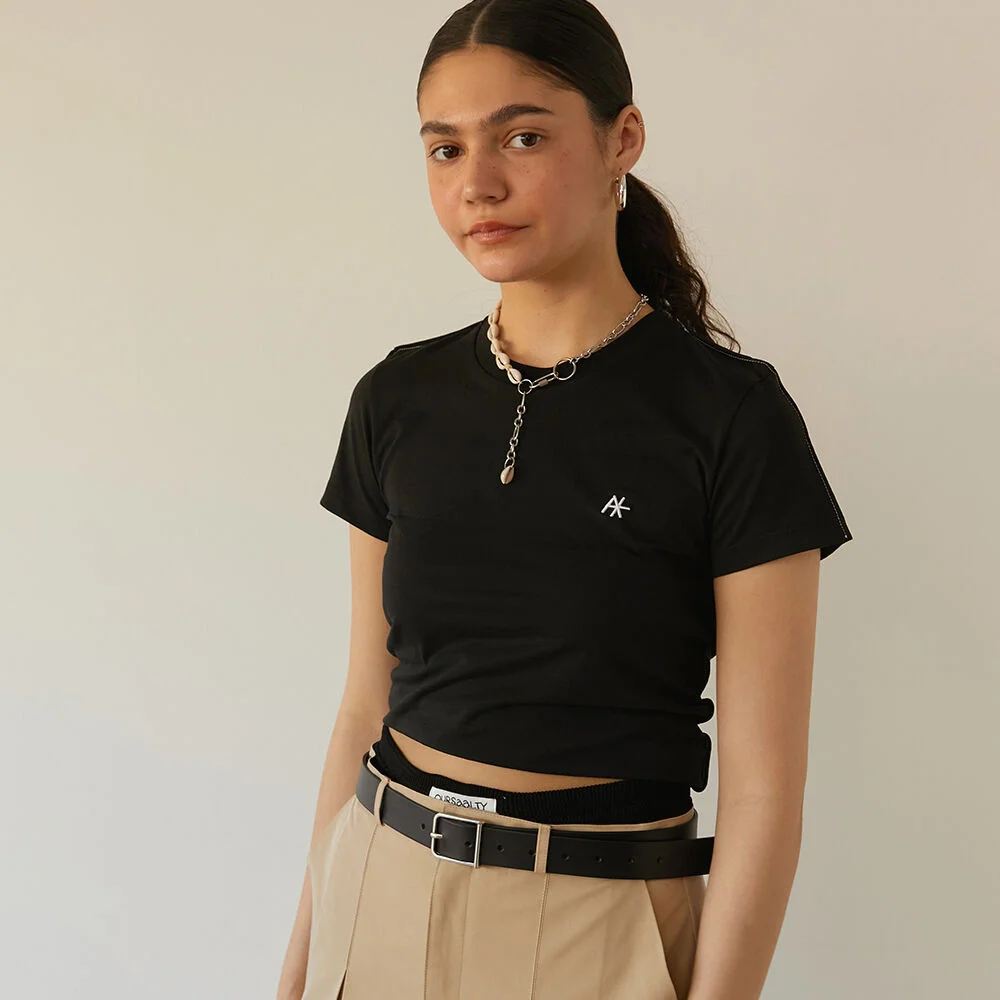 saalty Basic T-Shirt / Black