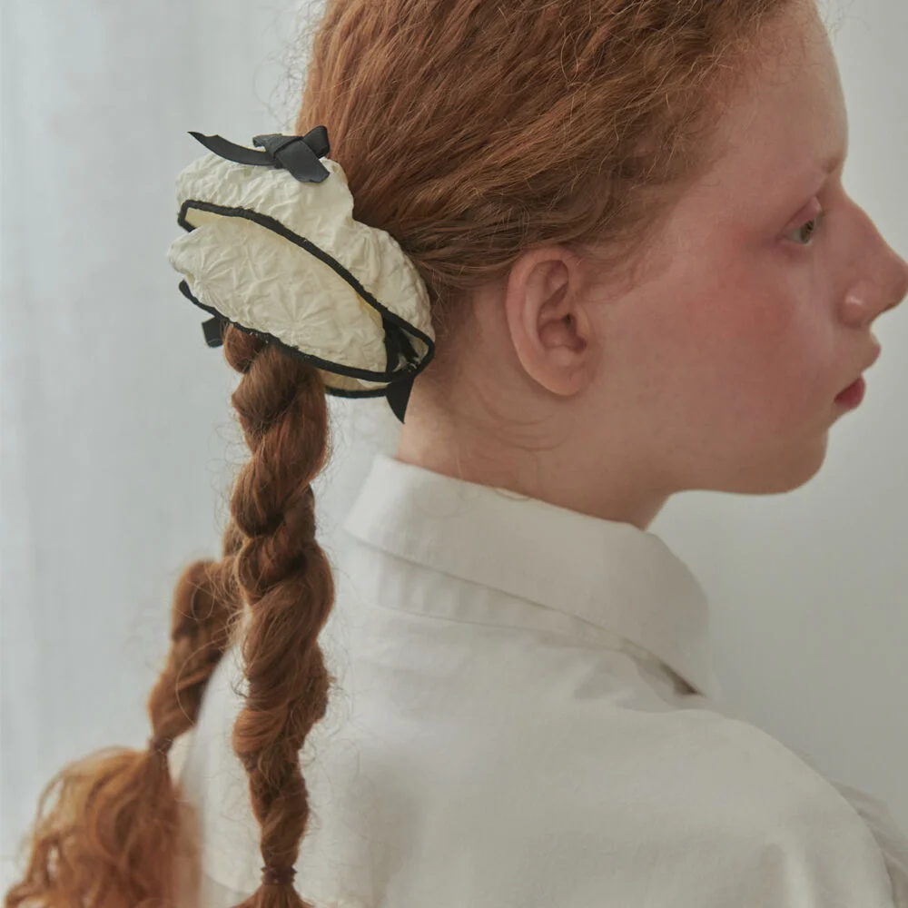 Ribbon Wrinkle Scrunchie