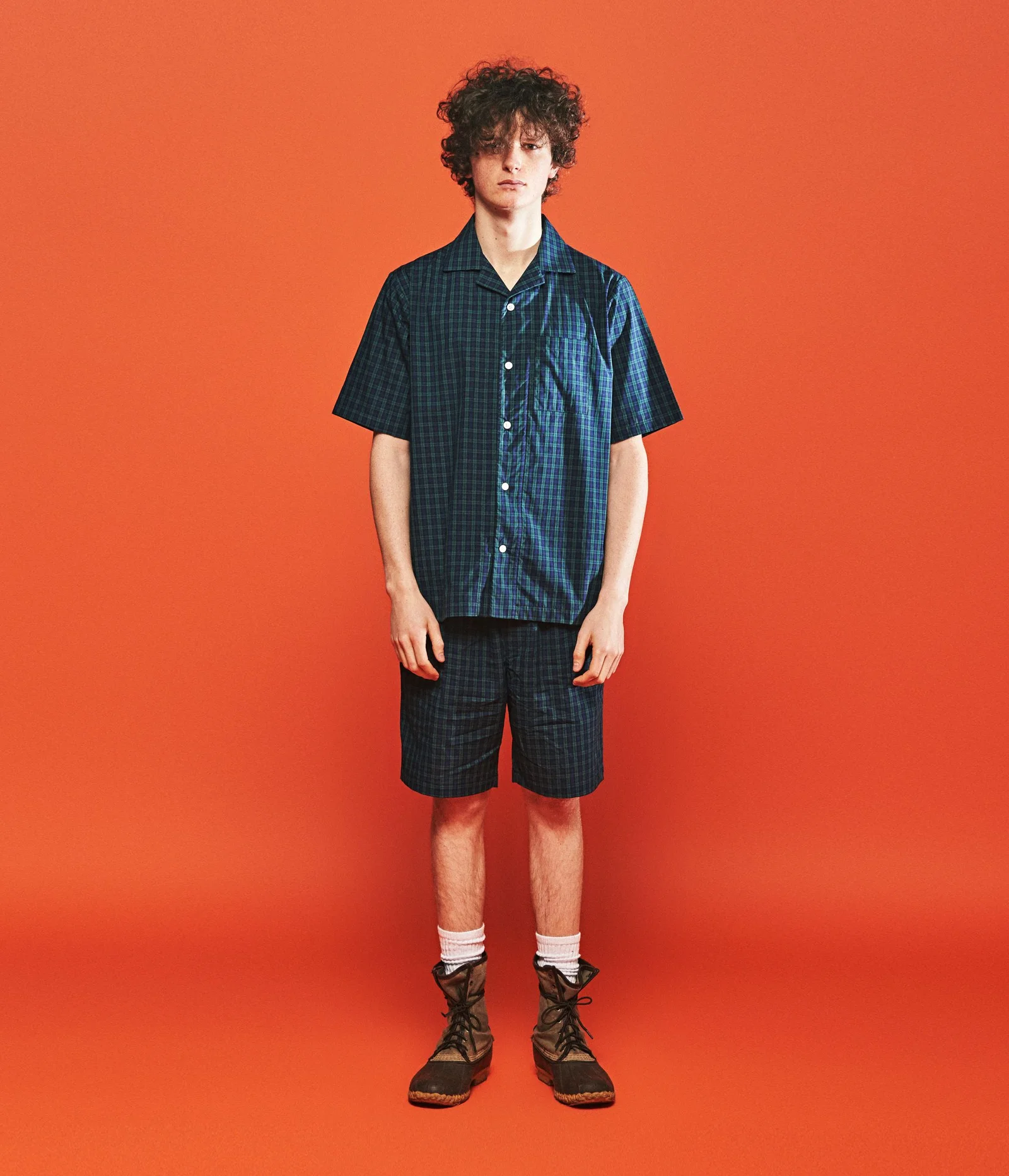 (M) Matt Short Sleeve PJ Set Black Watch