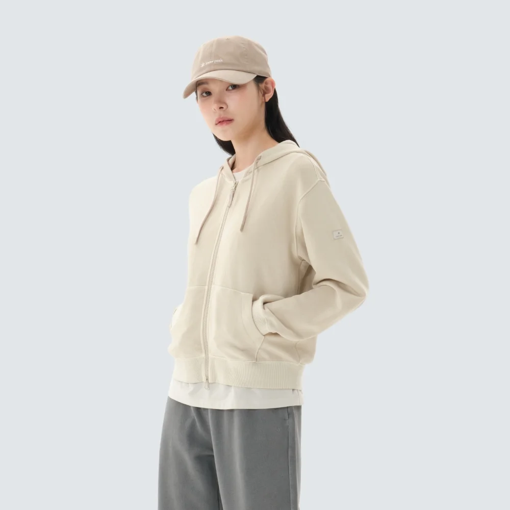 Pigment 女裝 全拉鏈 Beige (S26SWFFJ57)