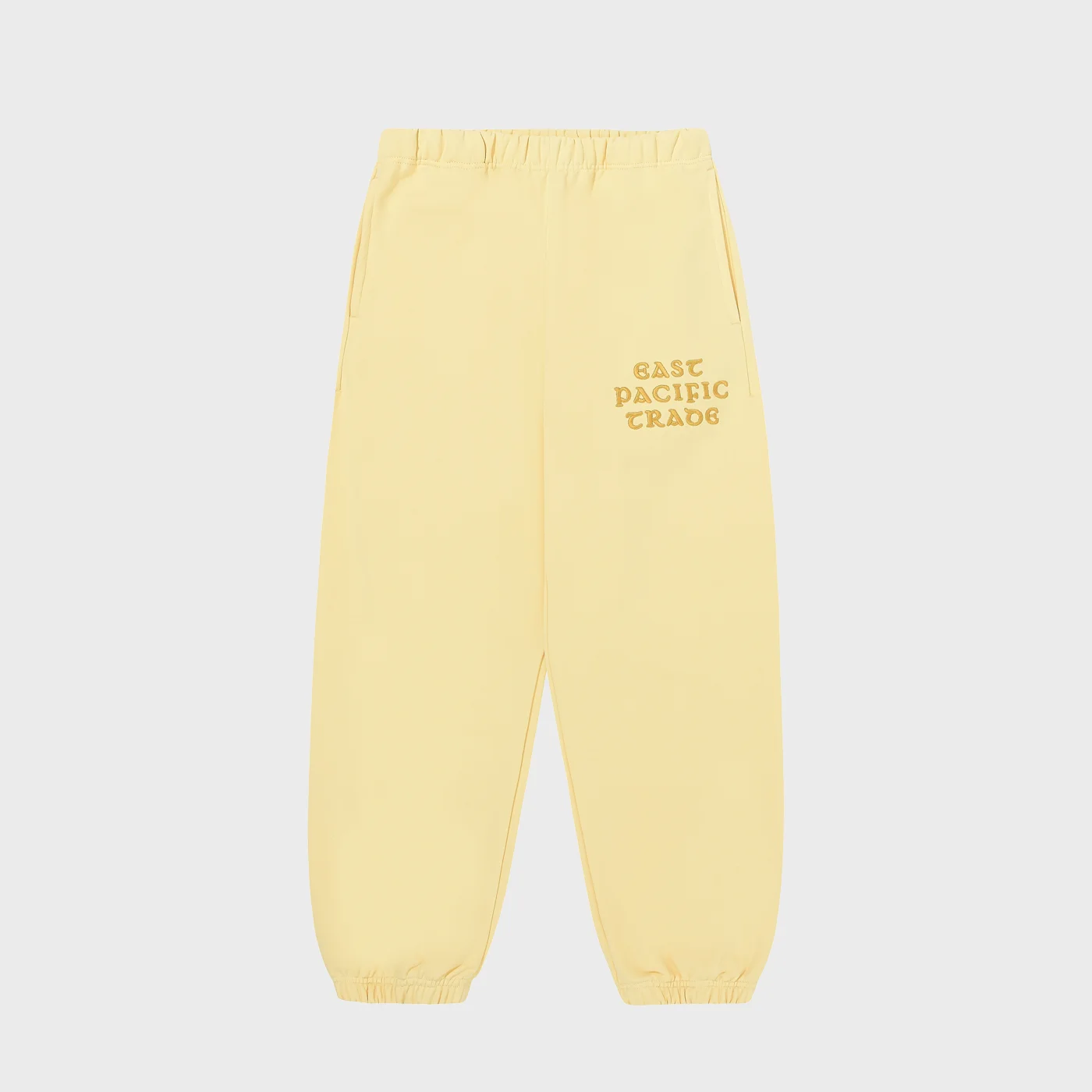 EMBROIDERED SWEATPANTS (YELLOW)
