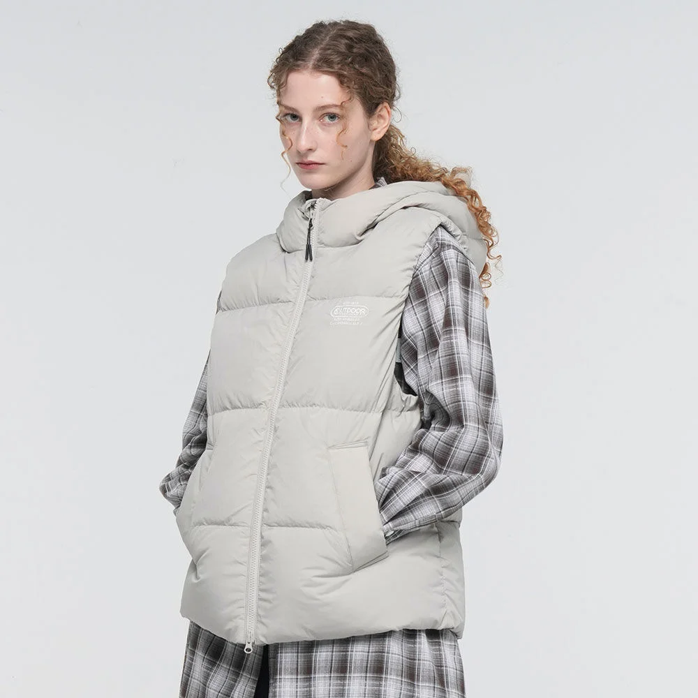 BASIC DOWN VEST (BEIGE)
