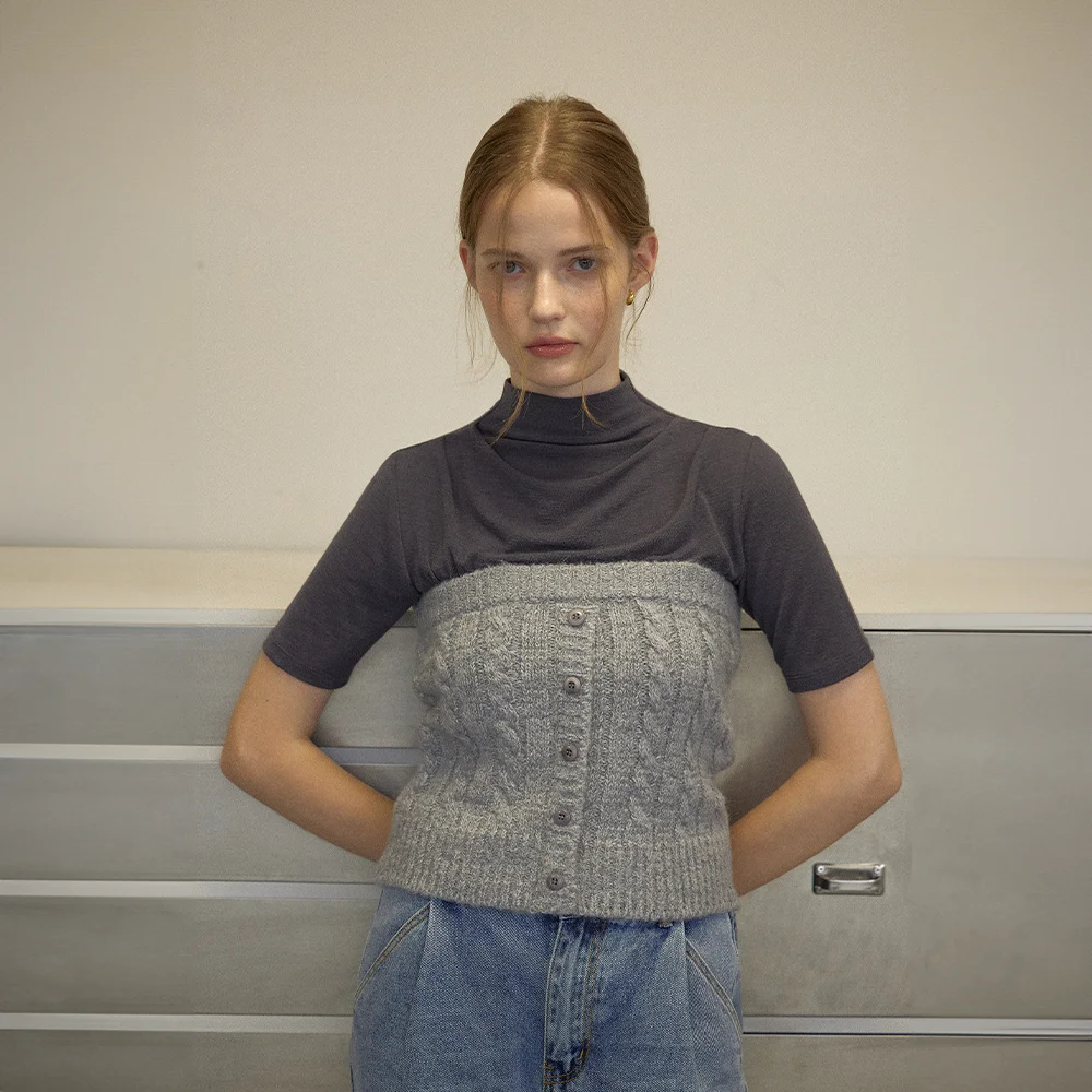 Torso Warmer Bustier_Grey