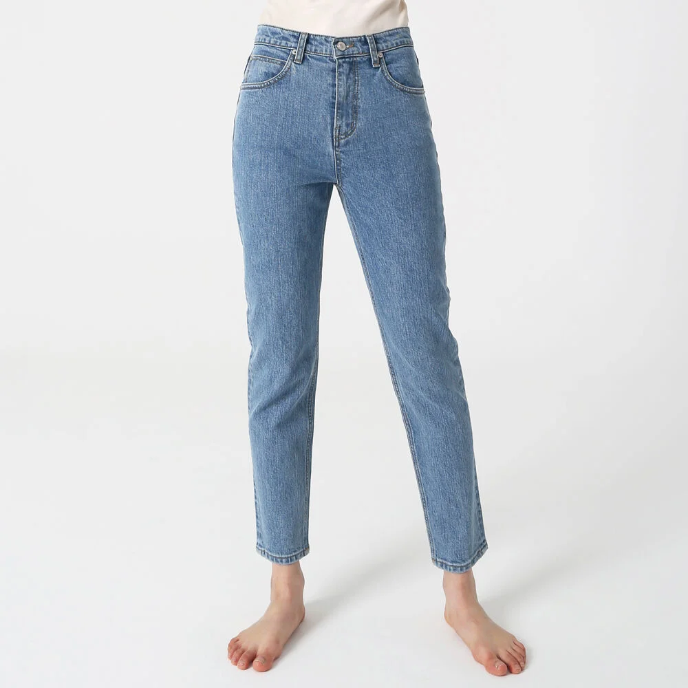 Organic Denim Mom Jeans Sky