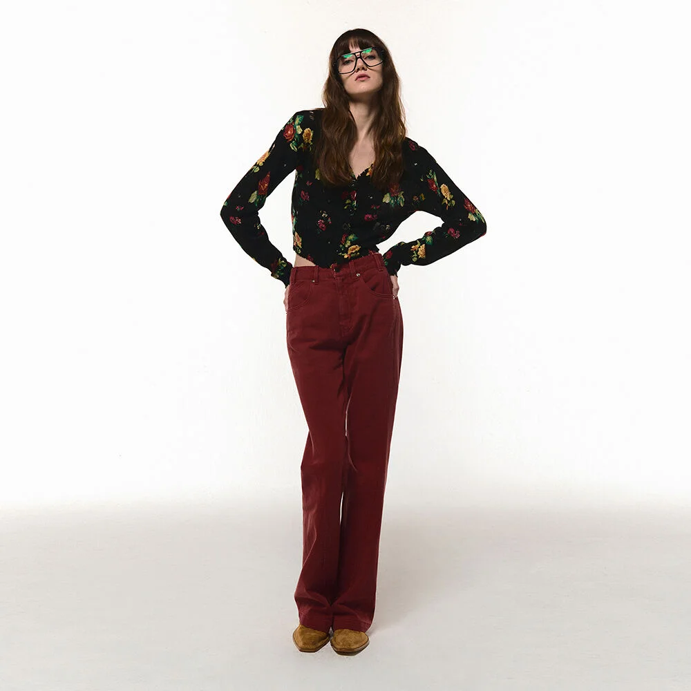 ASSYMETRIC FLARE JEANS