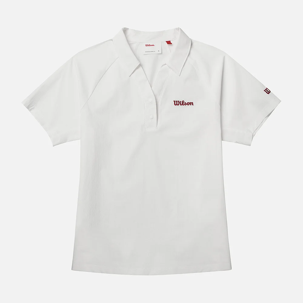 Sheer Ice Polo衫 W_WW30127513WHT