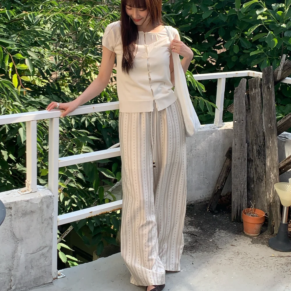 TIVANE BILLE BANDING PANTS (CREAM)
