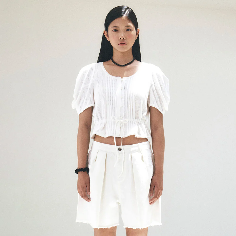 DANIA PUFF SLEEVE BLOUSE (WHITE)