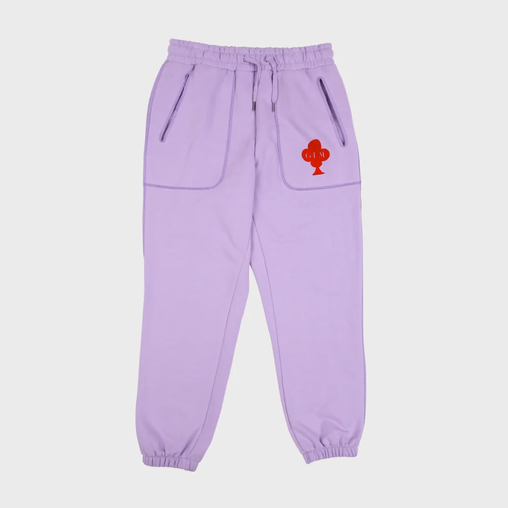 G.L.M SWEAT PANTS -L.PURPLE