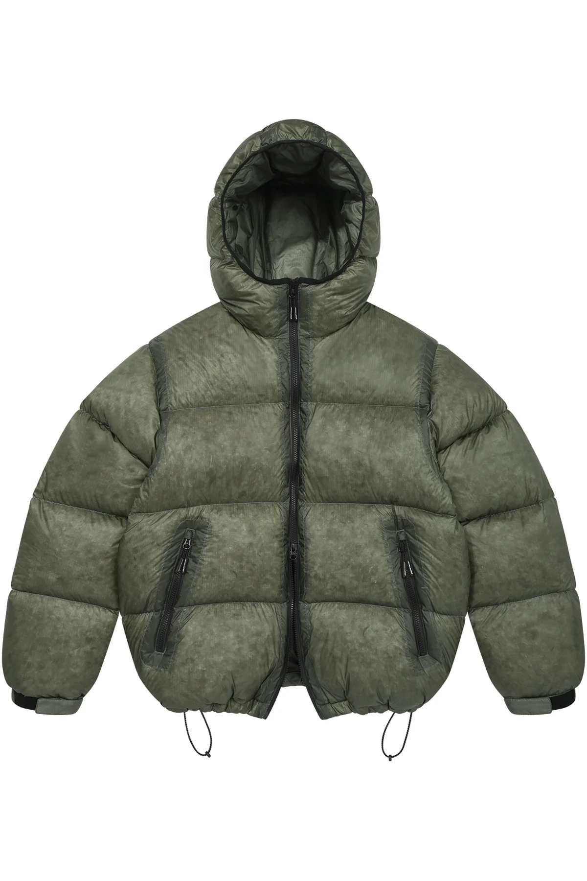 LM CLOUD COLOR LAYERED HOOD DOWN JP (KHAKI)