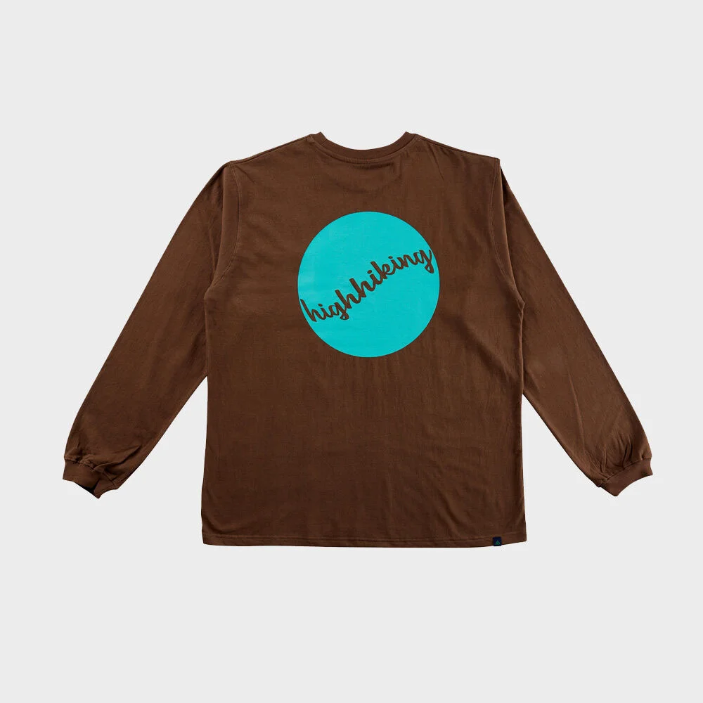 HH POCKET L/S TEE (BROWN / MINT)