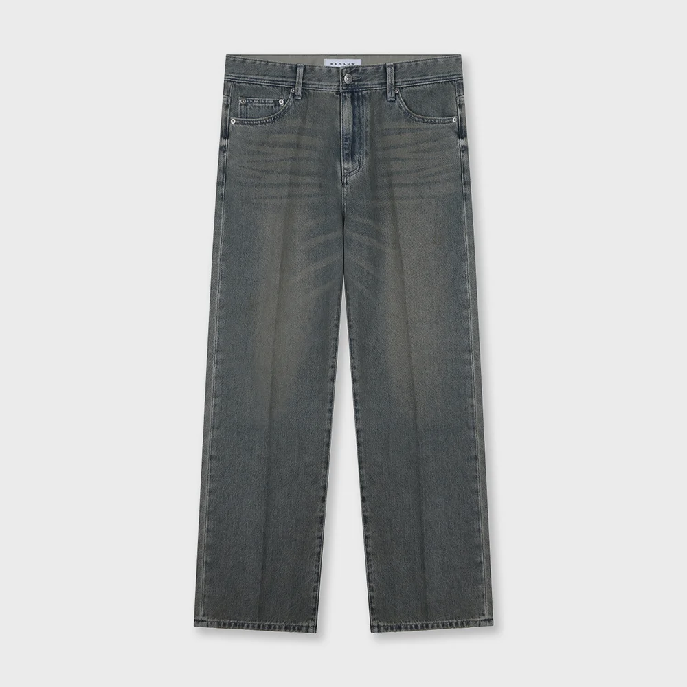 VINTAGE STRAIGHT JEAN WASHED BLUE