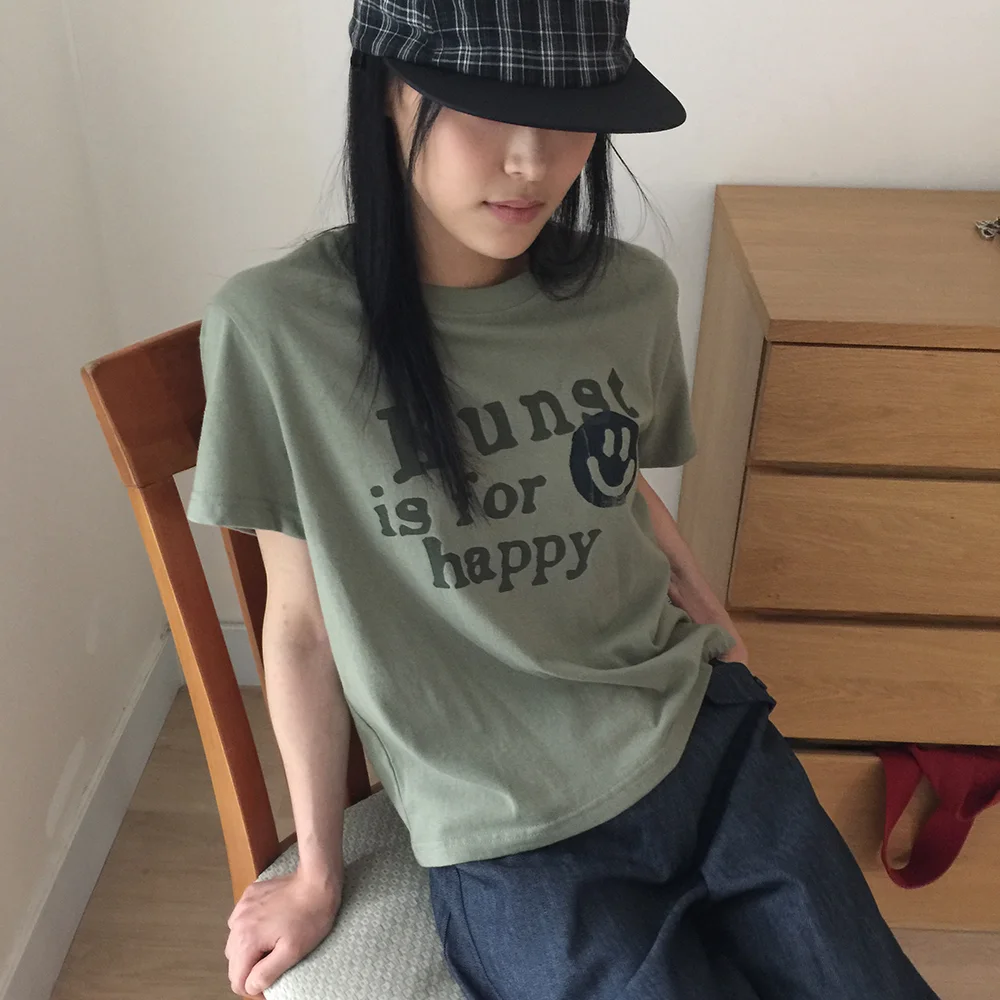 FOR HAPPY BASIC TEE_KHAKI(IK2FMMT516A)