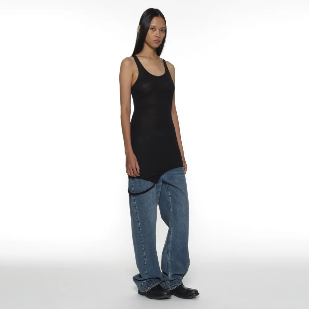 PWC SHEER TRANSFORM SLEEVELESS DRESS_BLACK