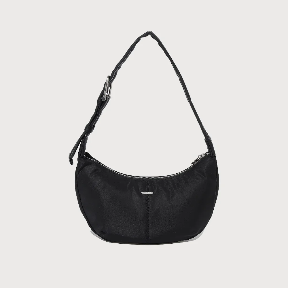 女裝 日常 Hobo Bag 黑色