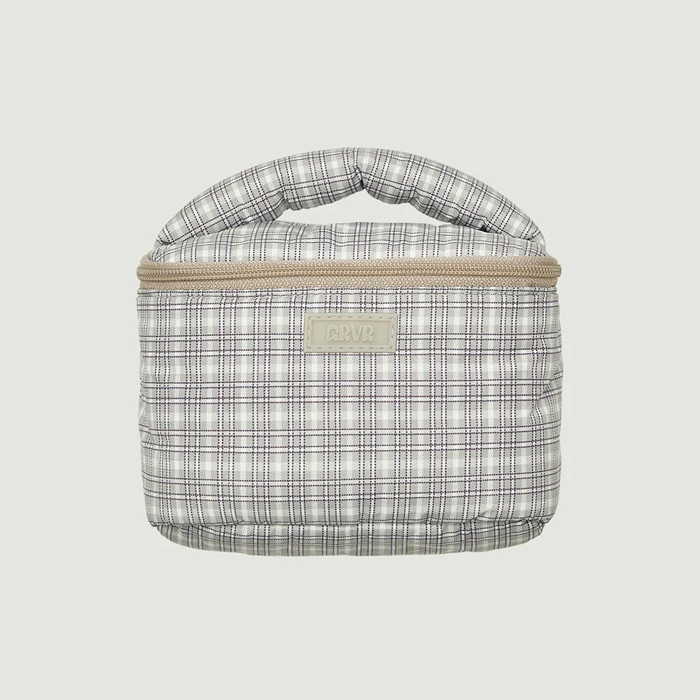 JUDY POUCH (BEIGE CHECK)