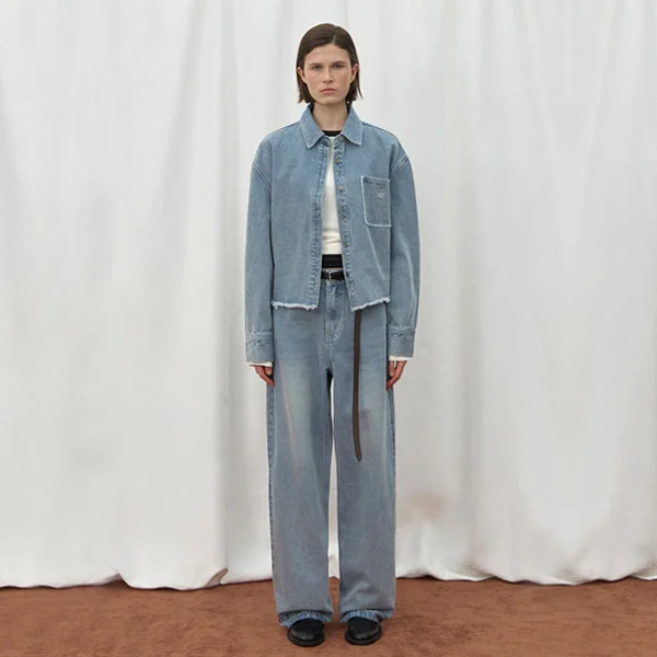 GLAND SET-UP DENIM PANTS(PT-5590)