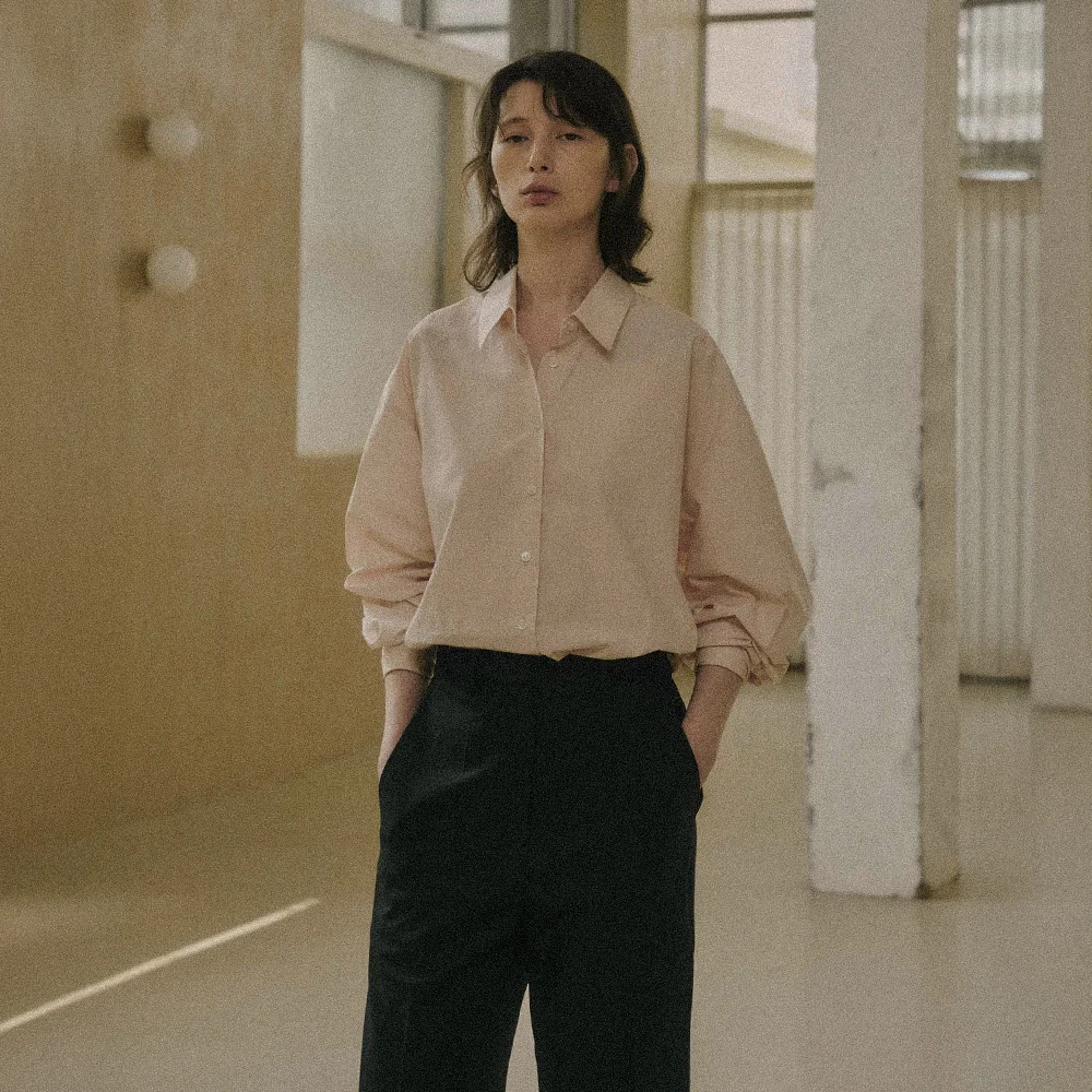 MAEL COTTON SHIRT_PINK