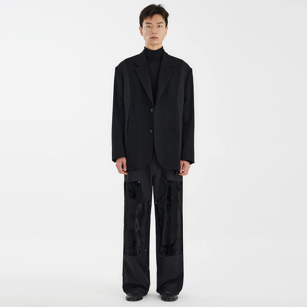 Panel Jacket - Black