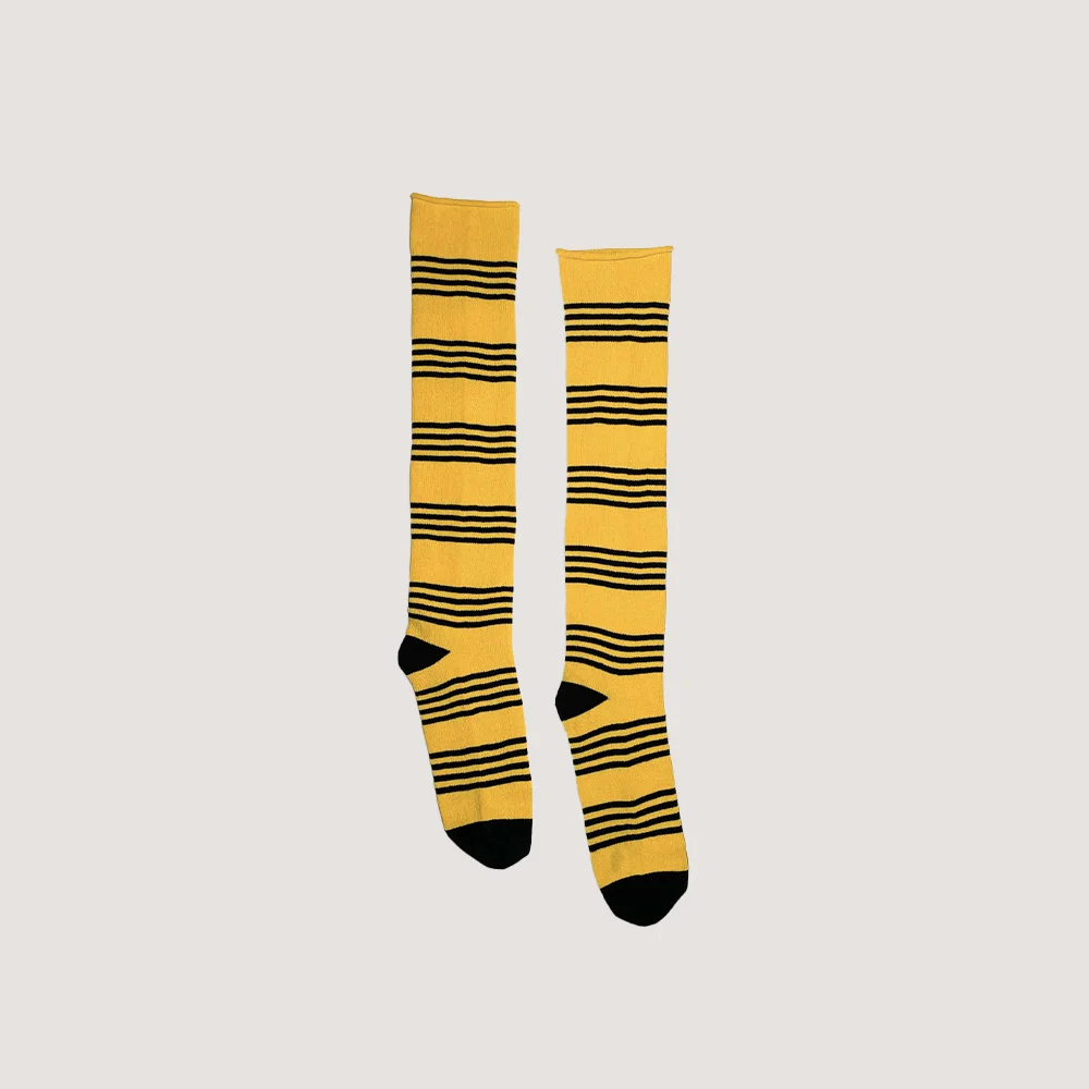 BESTIE SOCKS (YELLOW / BLACK)