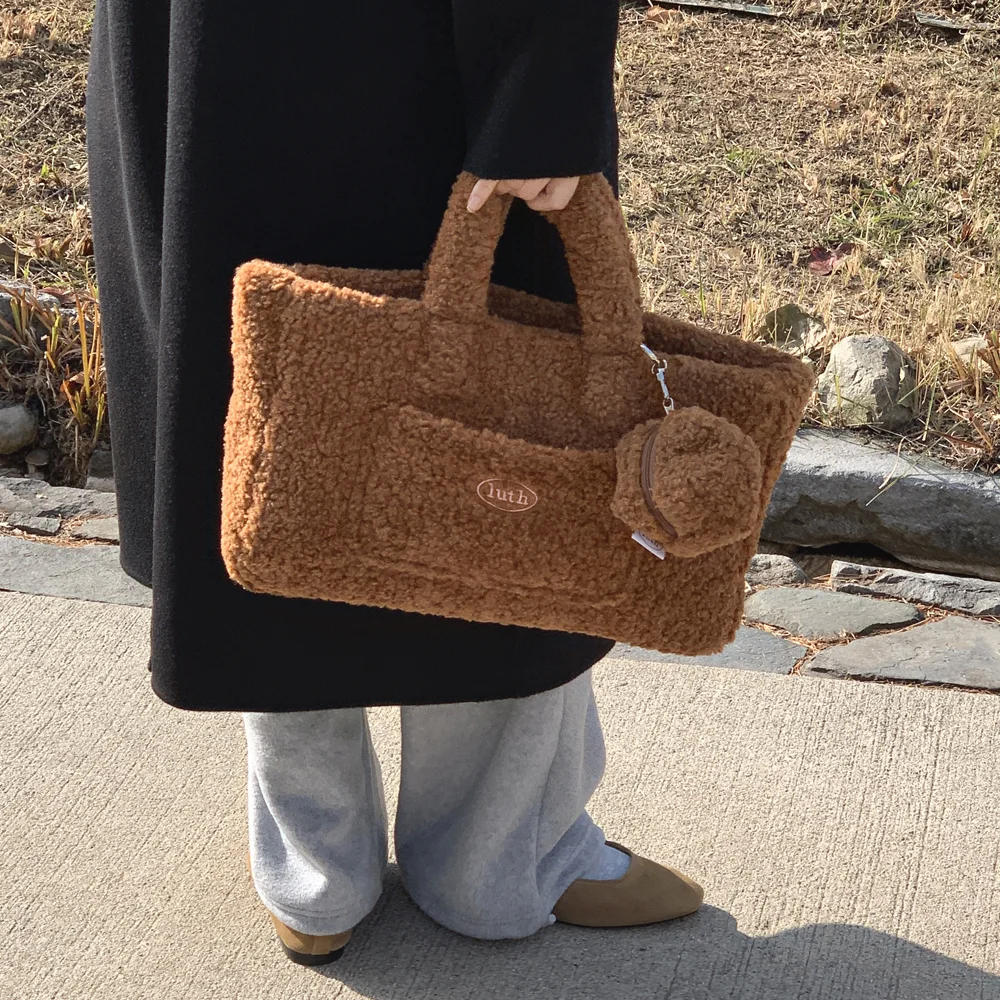 (9次入貨) Teddy Bag _ BROWN _ L