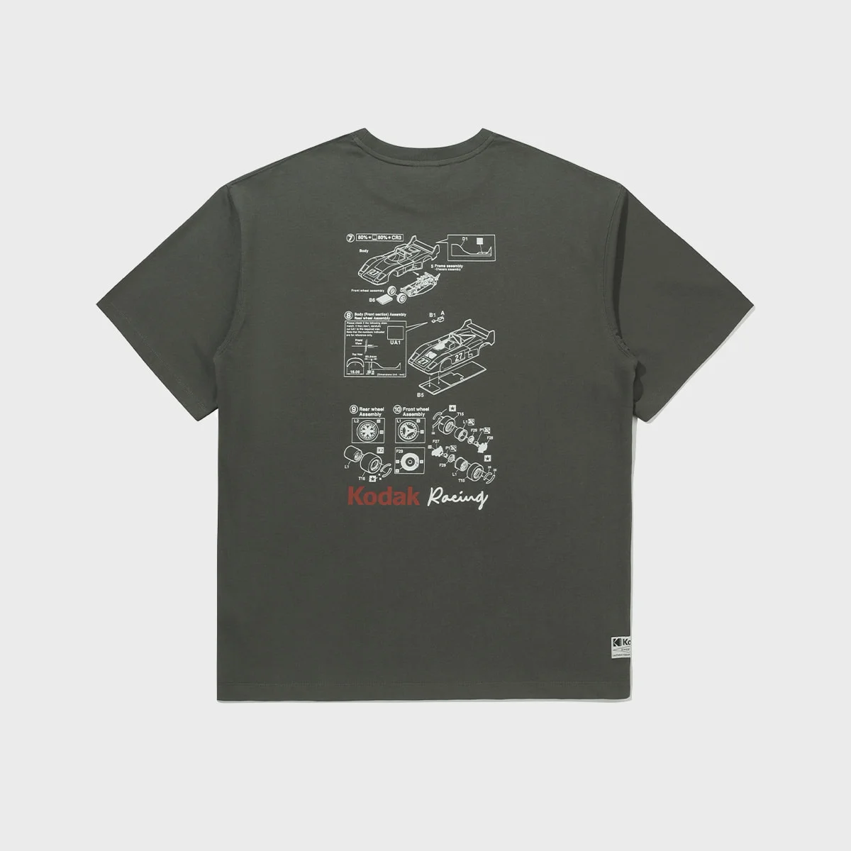 賽車 Engineering 短袖 T恤 CHARCOAL