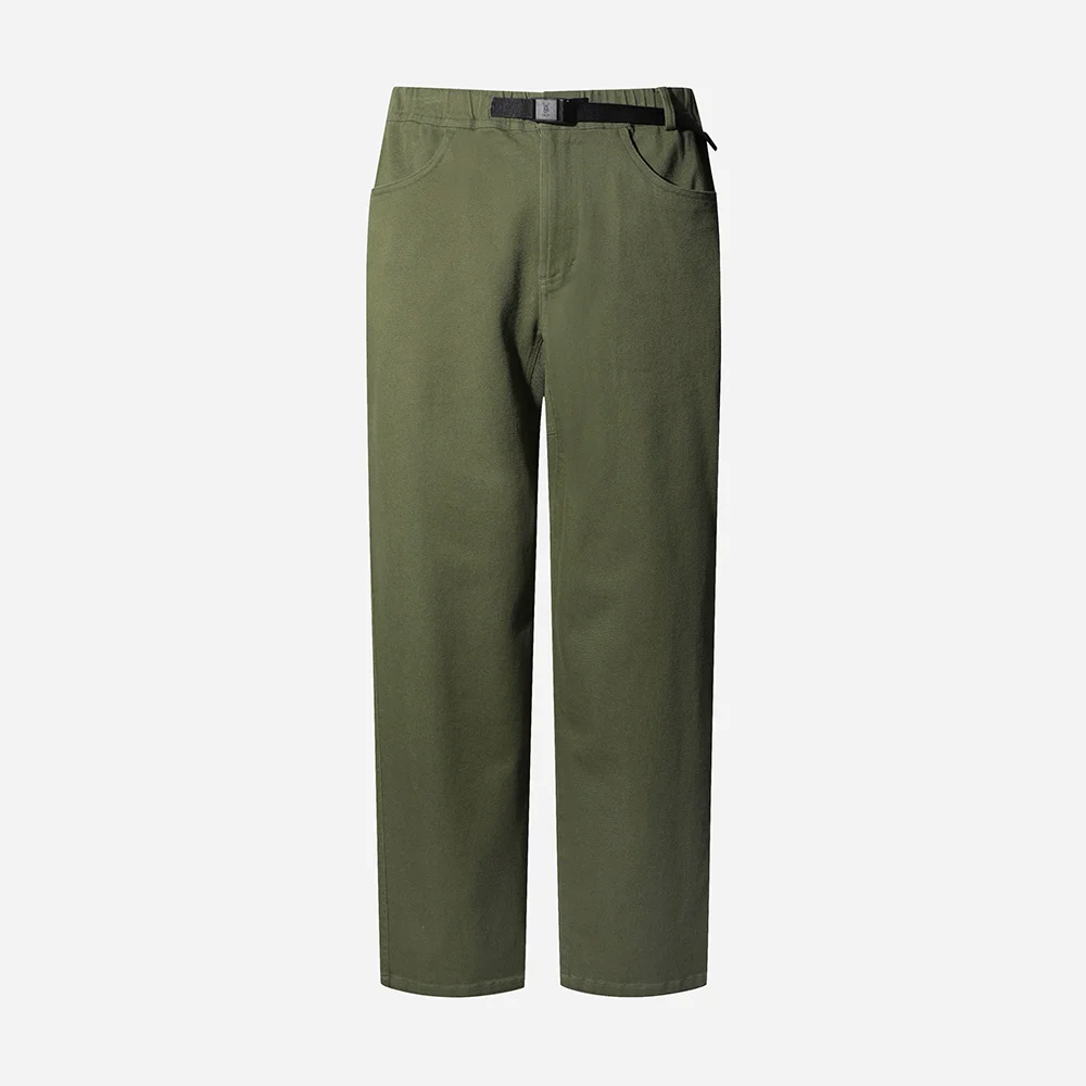 純棉 直筒 褲子(KHAKI)