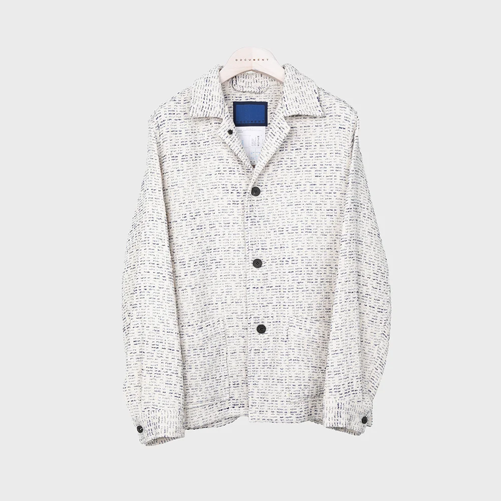 ITALY TWEED CHORE JACKET