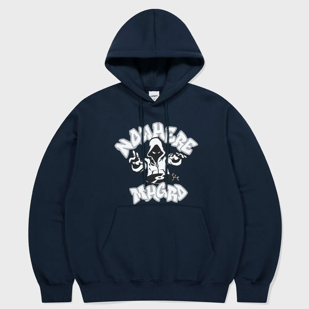 NOWHERE DJ HOODIE NAVY(MG2EFMM420A)