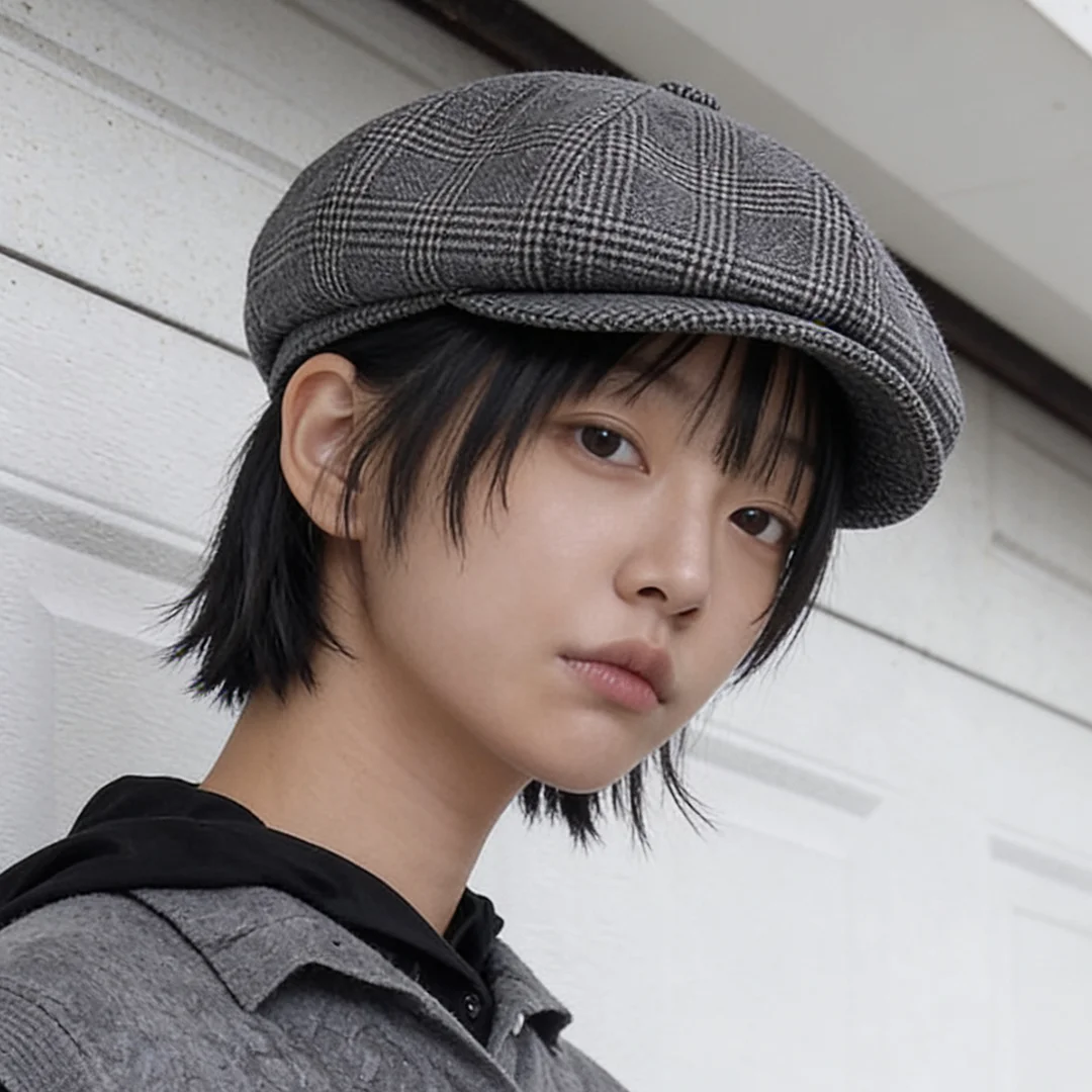 Glen 格紋 秋季 冬季 經典 報童帽 獵人帽 BIG APPLE / MODS GLEN / GREY